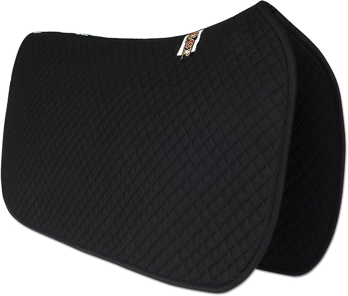 ECP Equine Comfort Products All Purpose Diamond Quilted Western Saddle Pad for Injury Prevention, Breathable, Hypoallergenic, Shock-Absorbing Cushion for Horse Comfort