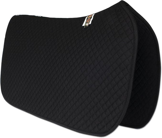 ECP Equine Comfort Products All Purpose Diamond Quilted Western Saddle Pad for Injury Prevention, Breathable, Hypoallergenic, Shock-Absorbing Cushion for Horse Comfort