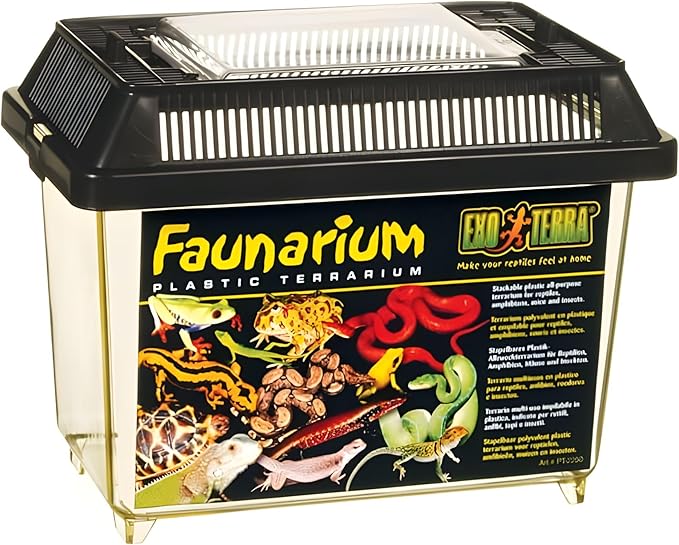 Exo Terra Faunarium, Plastic Reptile Terrarium, Large, PT2265