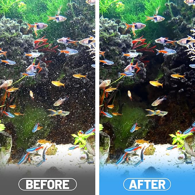 MEWTOGO 12 Pcs 10-20 Gallon Aquarium Filter Replacement for EZ-Change #2, Fish Tank Filter Cartridge for AquaTech Brand 10 to 20 Power Filters for Healthier Fish