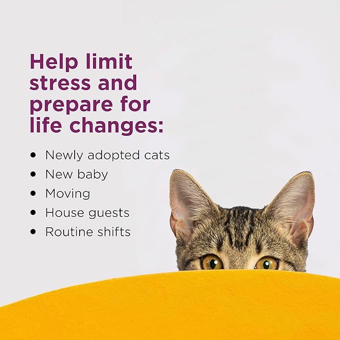 Comfort Zone 3 Pack Cat Calming Diffuser Refills; 30-Day Refills; Pheromones Help Cat Anxiety