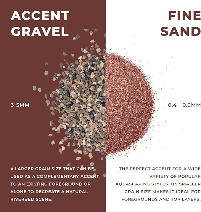 Ultum Nature Systems Controsand Morocco Gravel (3L) - Small Pebbles for Fish Tank - Planted Aquarium Rocks - Fish Tank Substrate - Aquarium Pebbles - Versatile Fish Tank Stones