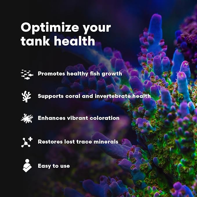 Brightwell Aquatics Rēplenish – Premium Trace & Minor Element Supplement for Marine Aquariums, Supports Healthy Fish, Corals, and Invertebrates, 2 L