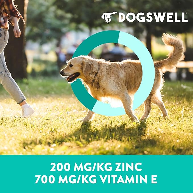 DOGSWELL Jerky Treats for Dogs, Skin and Coat Salmon Recipe 18 oz., 29235