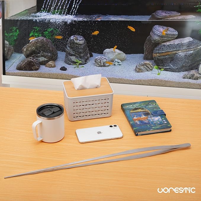 Heavy Duty Aquarium Tweezers Extra Long 24 Inch, Straight Aquarium Plant Tweezers, Long Tweezers for Terrarium and Aquarium, Aquarium Tongs, Long Tweezers for Plants