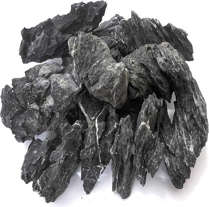 Natural Seiryu Dragon Stone - 20 Pound Aquarium Landscape Rock for Fish Tank Reptile and Amphibious Tank 3-10 Inch Aquarium Decoration