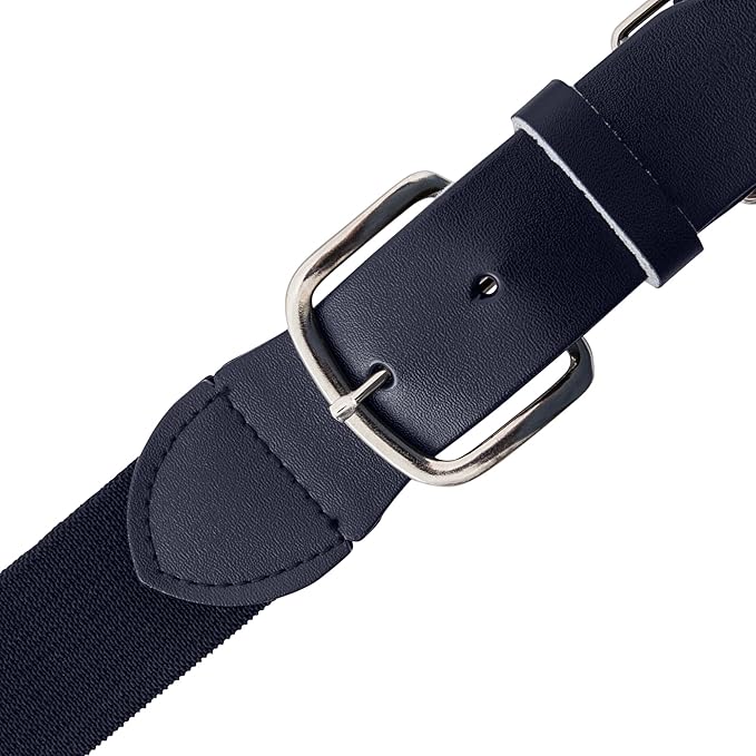Champion Sports Baseball/Softball Uniform Belt, Comfort Stretch Fit Durable Syntex Tab - Youth & Adult Sizes, Multiple Colors