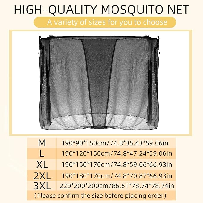 4 Corners Mosquito Net for Mosquiteros para Camas Bed Canopies Netting Bed Drapes Rectangular Mosquito Mesh for Camping Home Outdoor Travel(Black,L78 X W71 X H67 Inch,Opening)
