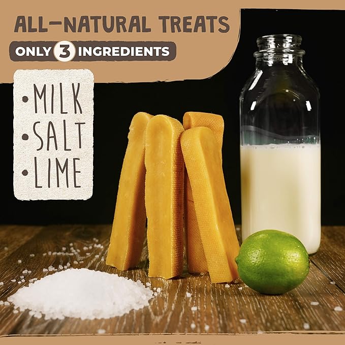 Mighty Paw Yak Cheese Dog Chews - All-Natural Treats for Dogs, High Protein Treat with 68 Grams of Protein Per Chew, Delicious and Long Lasting, Odor Free with Limited Ingredients, Monster, 12 Pack