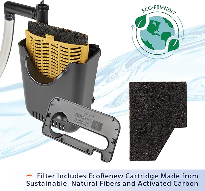 Aqueon QuietFlow Internal Filter with SmartClean Technology, Extra Small