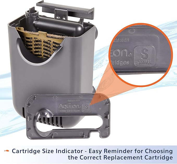 Aqueon QuietFlow Internal Filter with SmartClean Technology, Extra Small