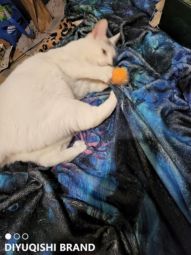 50-Pack Soft Cat Toy Balls – Fun Playtime & Exercise for All Cats (1.5 inch, Cat Toys Mega Set)