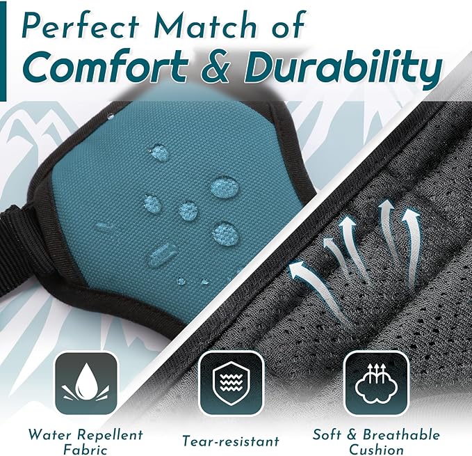 Eagloo Dog Harness Large Breed, No Pull Service Vest with Reflective Strips and Control Handle, Adjustable and Comfortable for Easy Walking, No Choke Pet Harness with 2 Metal Rings, Dark Green, XL