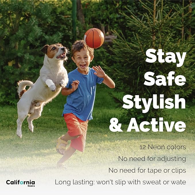 California Basics Self Adhesive Bandage Wrap - Self Adhering Non Woven Cohesive Bandage Rolls - Stretch Wrap - Multi Colored Athletic Tape for Wrist - Waterproof (2 inch- 12 Pack- White)