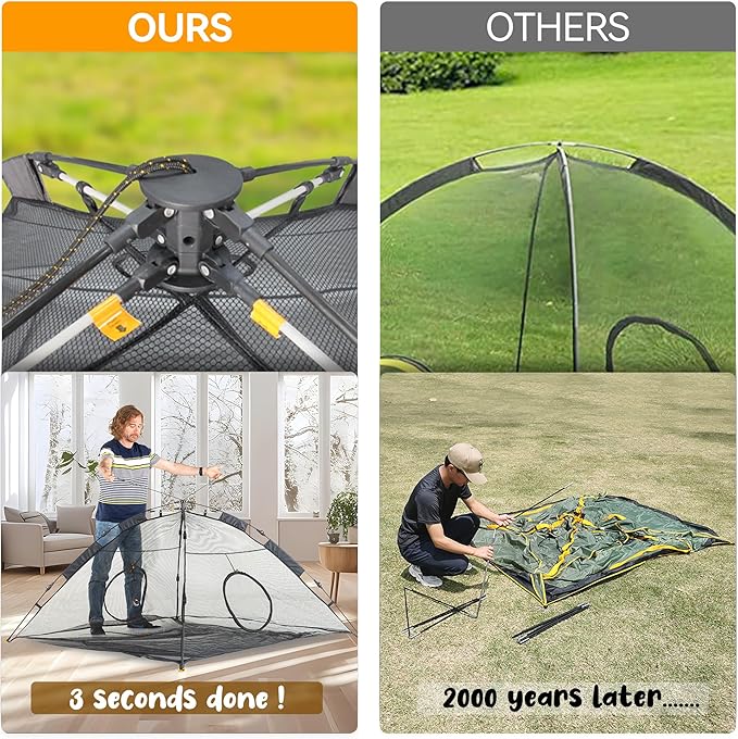 Cat Tent for Indoor and Outdoor Cat Enclosures(Outdoor, Tunnel, and Playhouse) Kitty Playpen X-Large Portable Kitten Tunnel Play Tents for Cats Rabbits and Small Animals