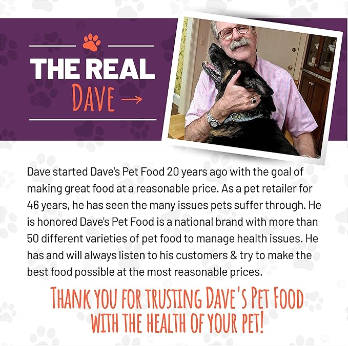 Dave's Pet Food Grain Free Wet Cat Food (Tuna & Salmon in Aspic), Naturally Healthy Canned, Added Vitamins & Minerals, Wheat & Gluten-Free, 3 oz (24 Pack)