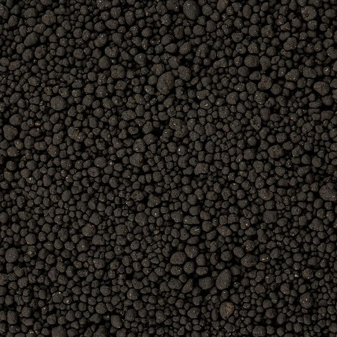 LANDEN Aqua Soil Substrate for Natural Planted Aquarium, Plant or Shrimp Stratum, Clay Gravel and Stable Porous Substrate for Freshwater Aquarium, Black Color (20 lbs)