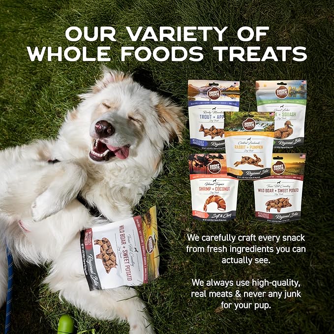 Smart Cookie All Natural Soft Dog Treats - 5 Flavor Variety Pack (5oz Each) - Healthy Dog Treats for Dogs & Puppies with Allergies, Sensitive Stomachs - Chewy, Grain Free, Made in USA