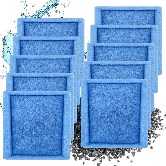Aquarium Filter Cartridge for Fish Tank: 10-Pack for Rite-Size C & EZ-Change #3 Replacement Cartridge Compatible with Marineland Penguin PRO 275/375 & Original 200/350 & Aqua-Tech Filter 20-40/30-60
